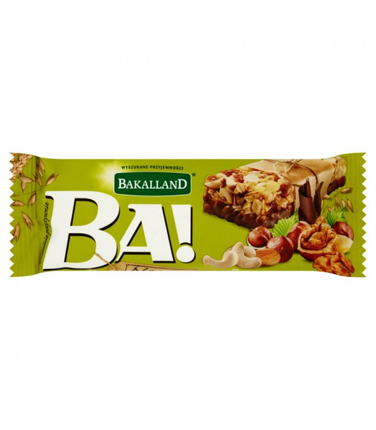 Baton Ba! Zbożowy 5 Orzechów Bakalland 40G
