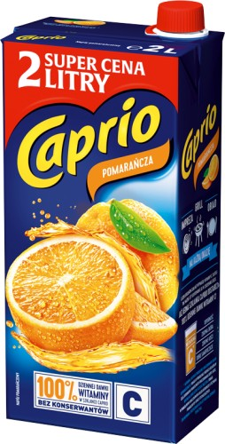 Caprio Napój Pomarańcza 2L