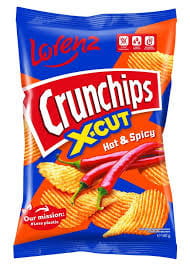 Chipsy Crunchips Hot&Spice 140G