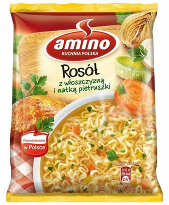 Zupa Amino Rosół z Włoszczyzną i Natką Pietruszki 59G