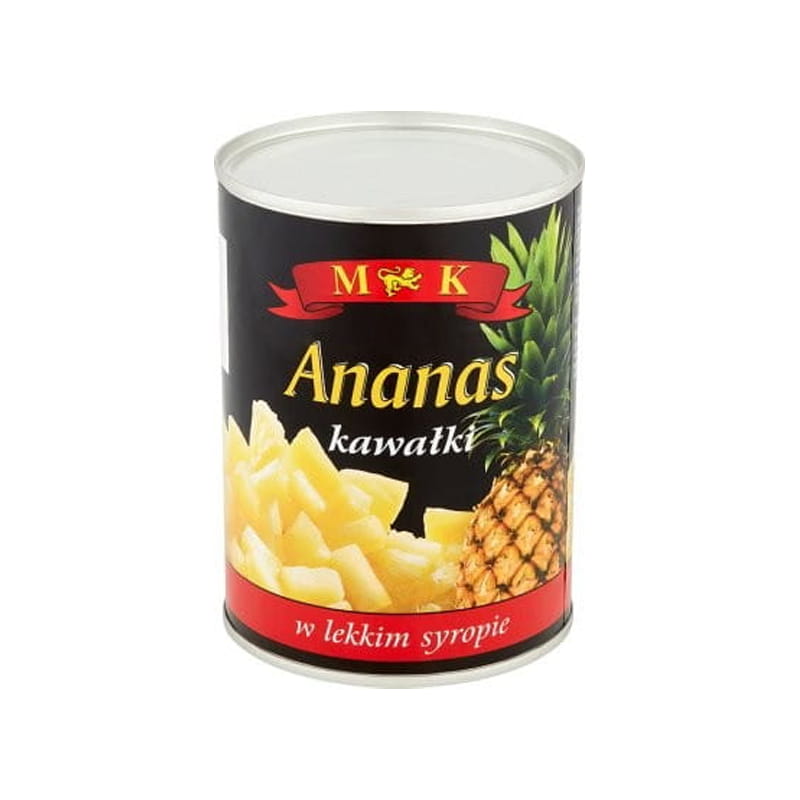 Ananas MK Kawałki w Lekkim Syropie 565G