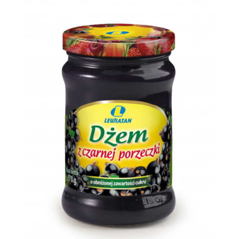 Dżem z Czarnej Porzeczki Lewiatan 270G